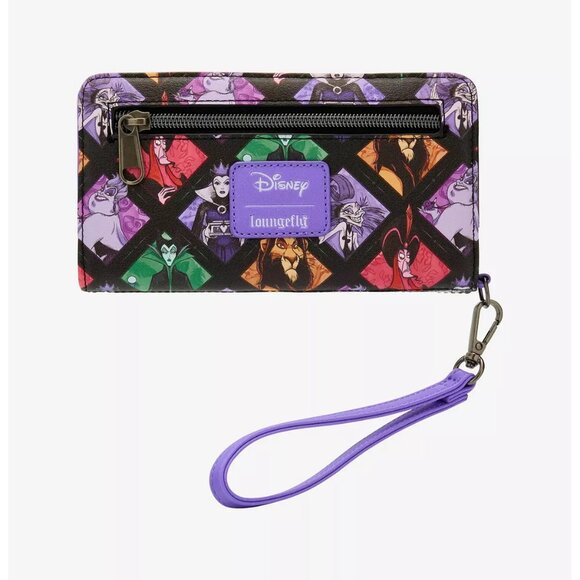 Loungefly Disney Villains Panels Mini Backpack and Wallet Set NWT main image 6